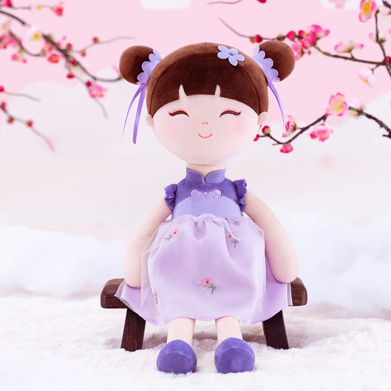 Gloveleya Plush Toys New Design spring Chinese style Ten scrolls fairy Girl Gifts Soft Toys Girl‘s Birthday Gift