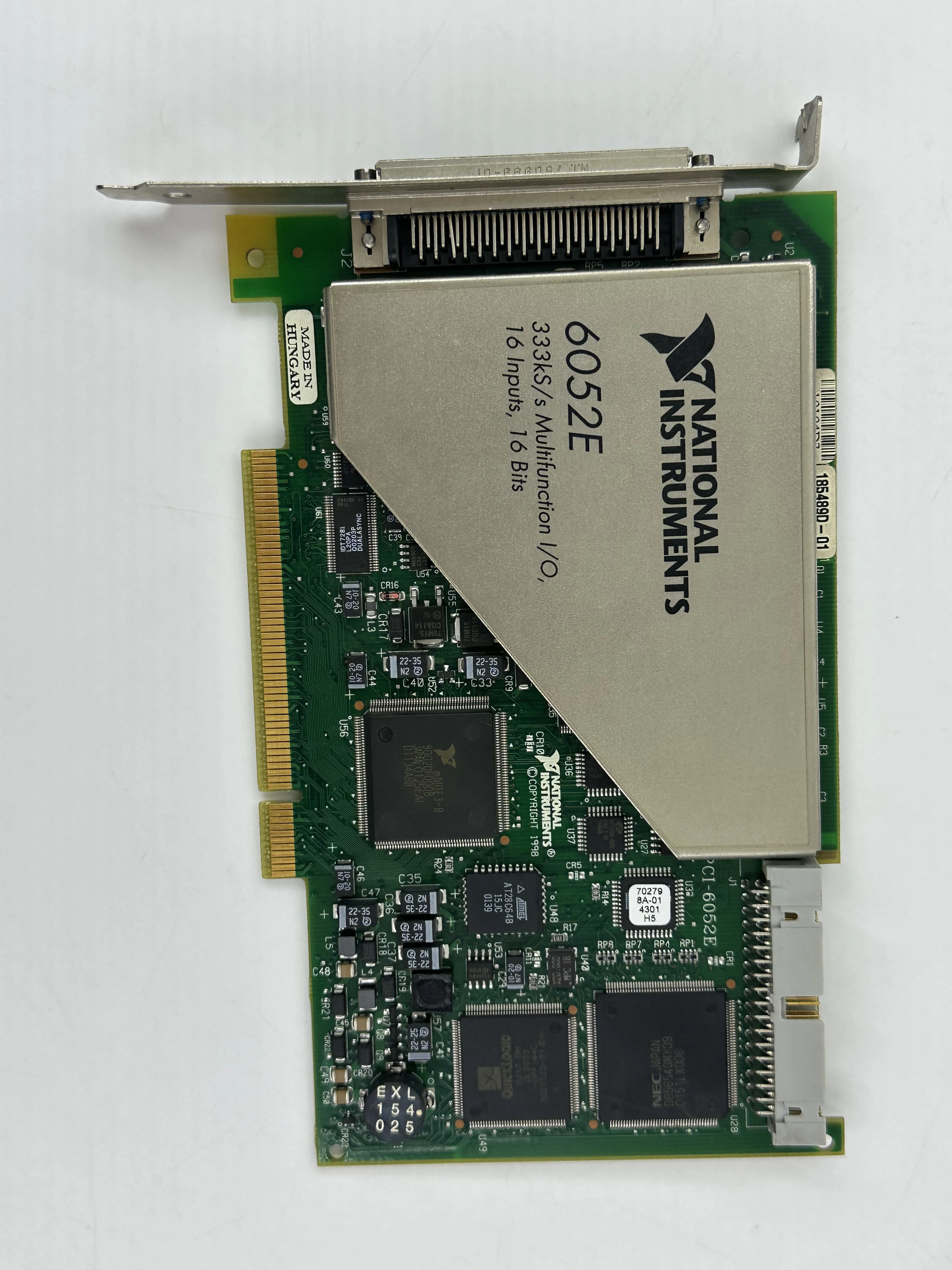 National Instruments NI PCI-6052E NI DAQ Card Analog Input 185489M-01