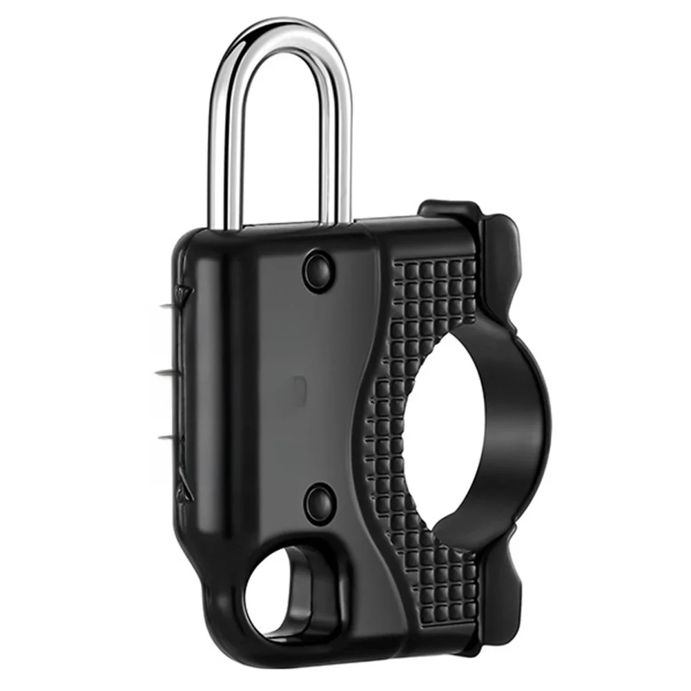 AliExpress NONE Helmet Lock 3 Digit Password Motorcycle Bicycle Lock Anti-theft Scooter Helmet Lock Parts For 2.2-2.8cm Handlebar Diameter