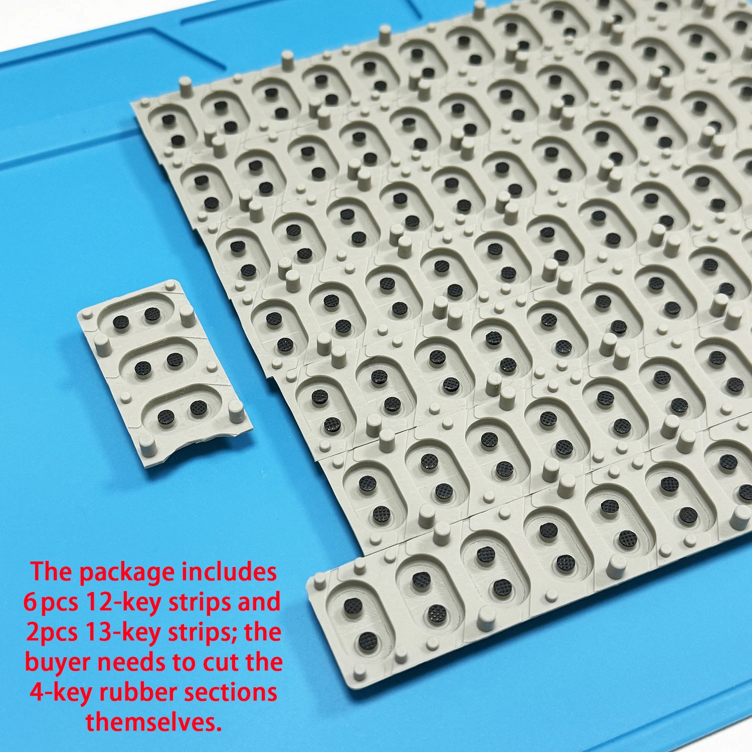 Fits Kurzweil Korg Fatar and others 88 Note Rubber Key Contact Set Conductive Rubber Strip Keypad 6pcs 12keys & 2pcs 13keys