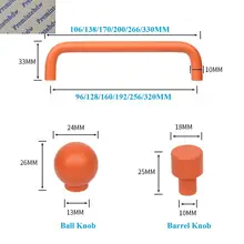 Colorful Aluminum D Handles for Kids Furniture #2