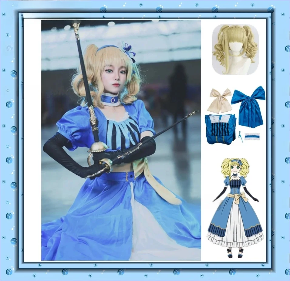 Anime Cosplay czarny lokaj kostium Elizabeth Ethel Cordelia Midford sukienka Cosplay elitarny strój Halloween dla kobiet — zdjęcie 2