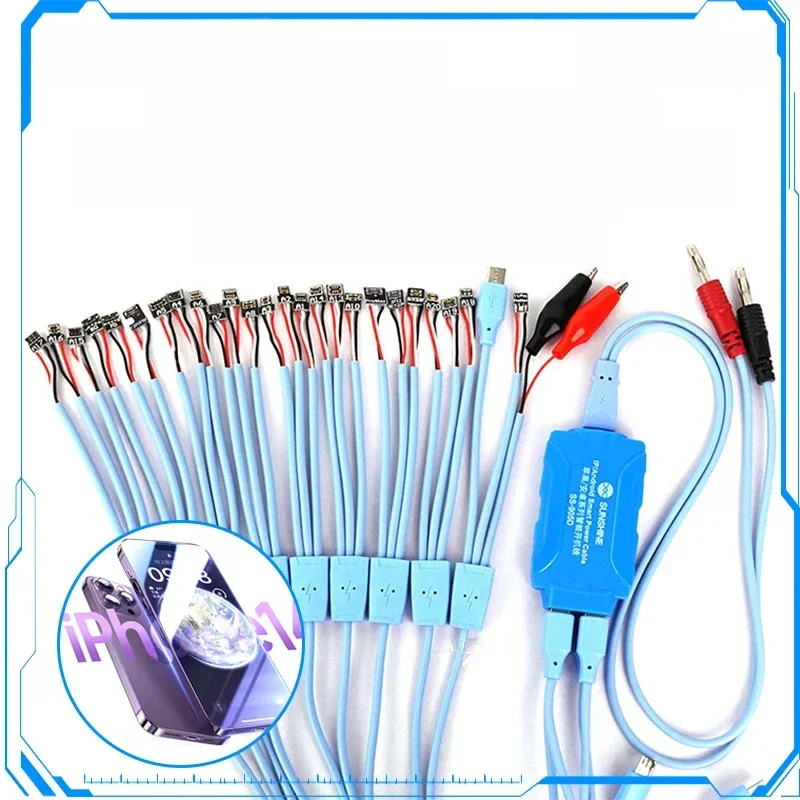 SUNSHINE SS-905D V9.0 Nowy inteligentny kabel zasilający do iPhone'a 6S -15 Pro Max Samsung Huawei Kabel testujący prąd zasilania DC — zdjęcie 2