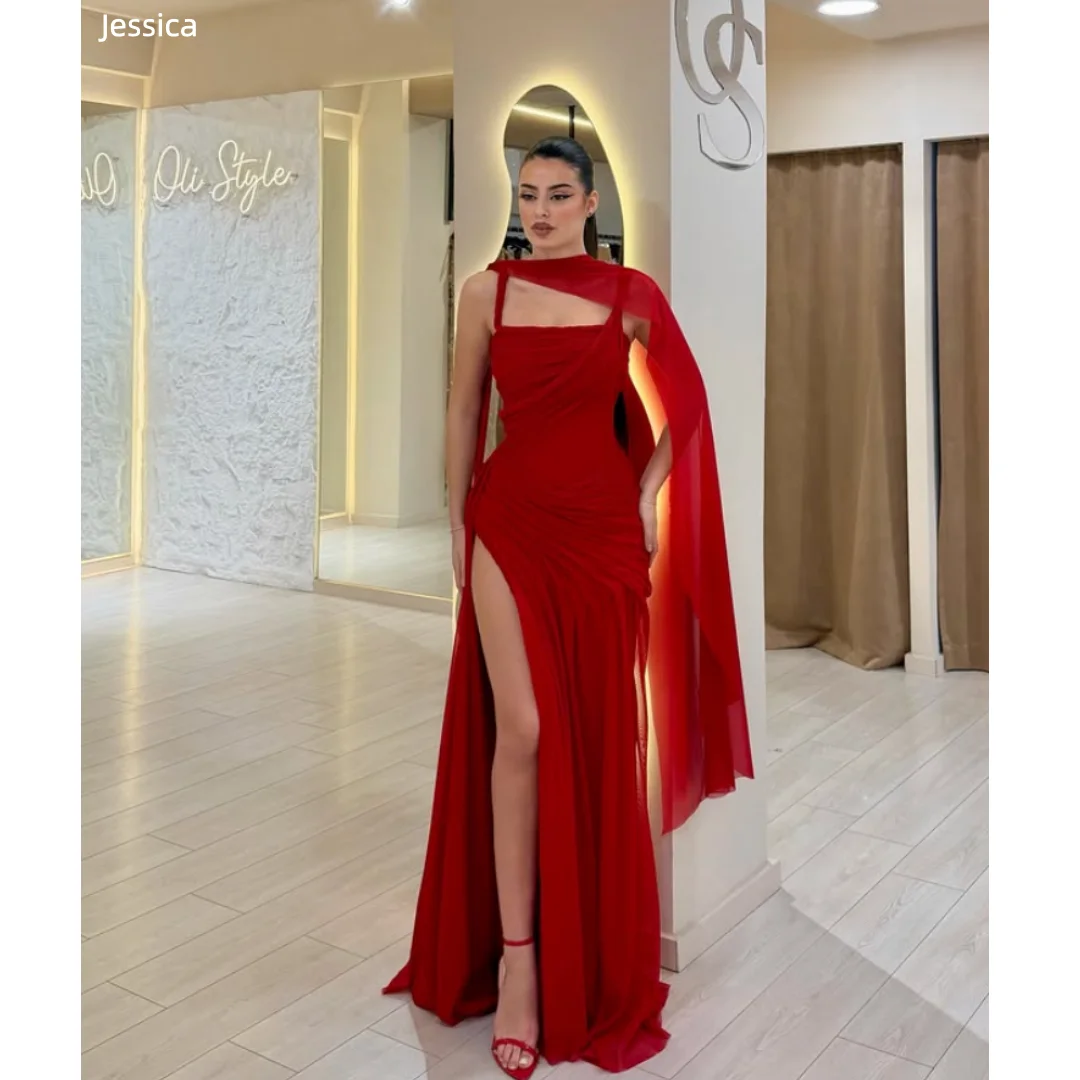 

Вечерние платья Jessica Sweetheart Redr, плиссированные тюлевые платья для выпускного бала, облегающие женские нарядные платья для вечеринок