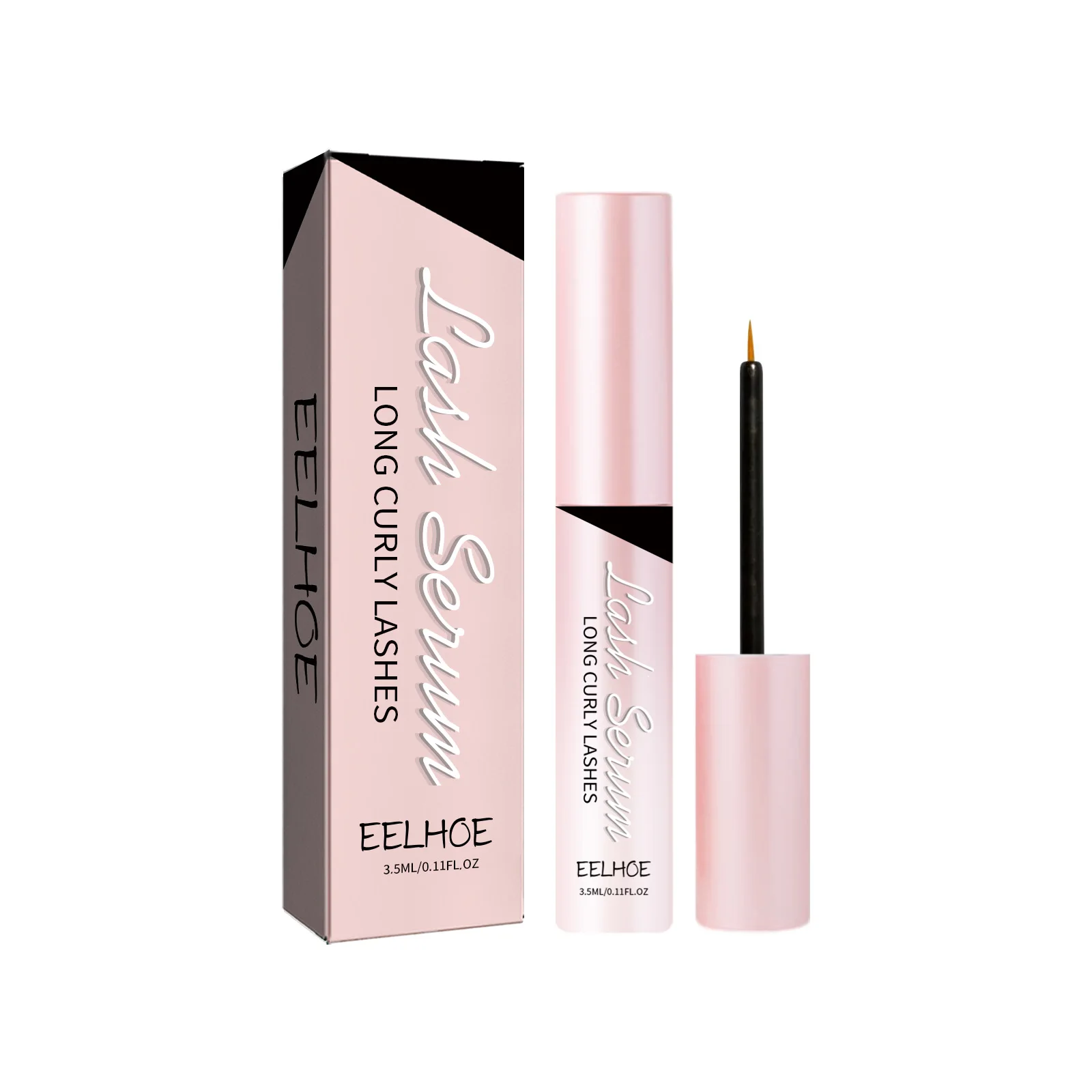 Eelhoe 3,5 ml Wimpernwachstumsessenz, natürliches, schlankes, kräuselnde Wimpern, Augenbrauen, vollerer, dicker, nährt, verlängert das Wimpernserum
