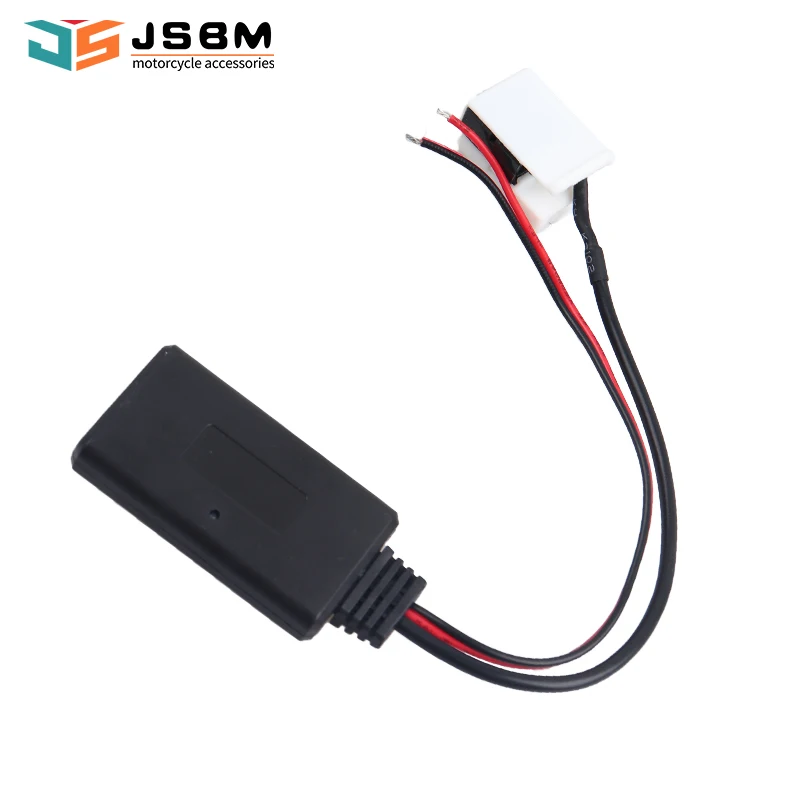 JSBM For Car 12Pin Bluetooth Receiver Wireless Bluetooth Module Car Radio Stereo Music Aux Cable Adapter For Peugeot 207 Citroen