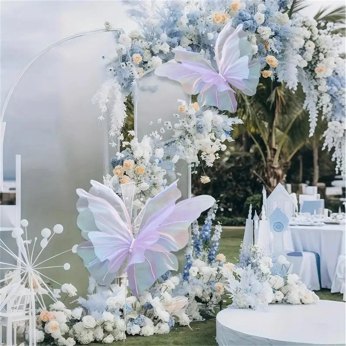 Schmetterling 3D Wanddekoration Künstlicher Schmetterling für Hochzeit & Babyparty & Geburtstagsfeier DIY Party Dekoration Zubehör Geschenk – Detail 4