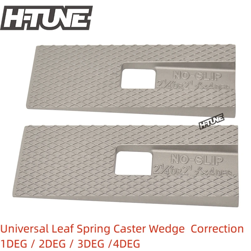 Universal Leaf Spring Caster Wedge Correction Kits No Slip 1 Degree / 2 Degree / 3 Degree / 4 Degree