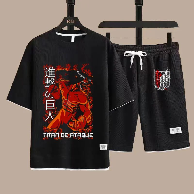 ataque-em-tita-eren-aot-homens-camiseta-shorts-define-verao-nova-moda-masculina-camisetas-terno-inferior-dos-desenhos-animados-anime-homem-roupas-conjunto