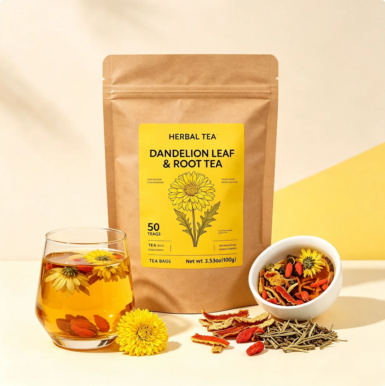 Wellness Herbal Tea Blends - Té Herbal de Diente de León
