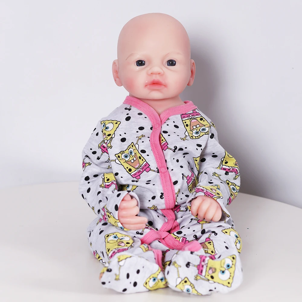 

COSDOLL 19'' Floppy Silicone Reborn Baby Doll Skin Touch Feelings Boy Can Take Pacifier Children Toy Birthday Gifts