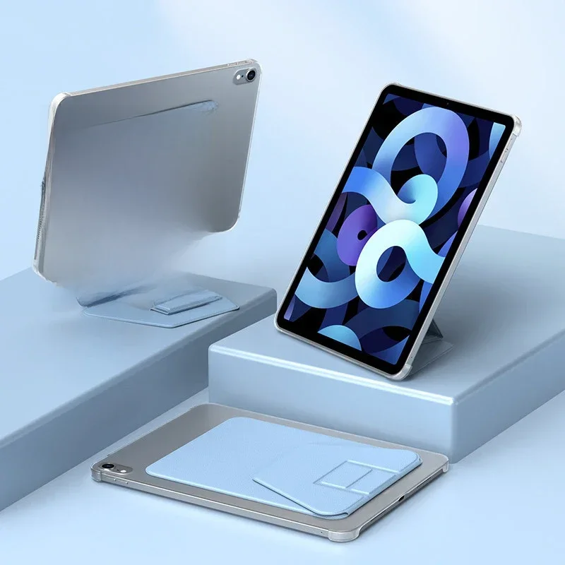 Nowy magnetyczny uchwyt ssący do iPada Air 5 4 Pro 11 12.9 9. Przenośny stojak na tablet Skórzany uchwyt — zdjęcie 2