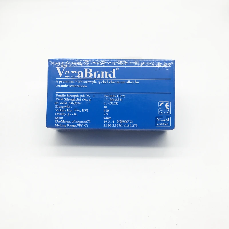 1000g Verabond Nickel Chromium Alloys NICR Dental Metal alloy  For Ceramic Restoratortion