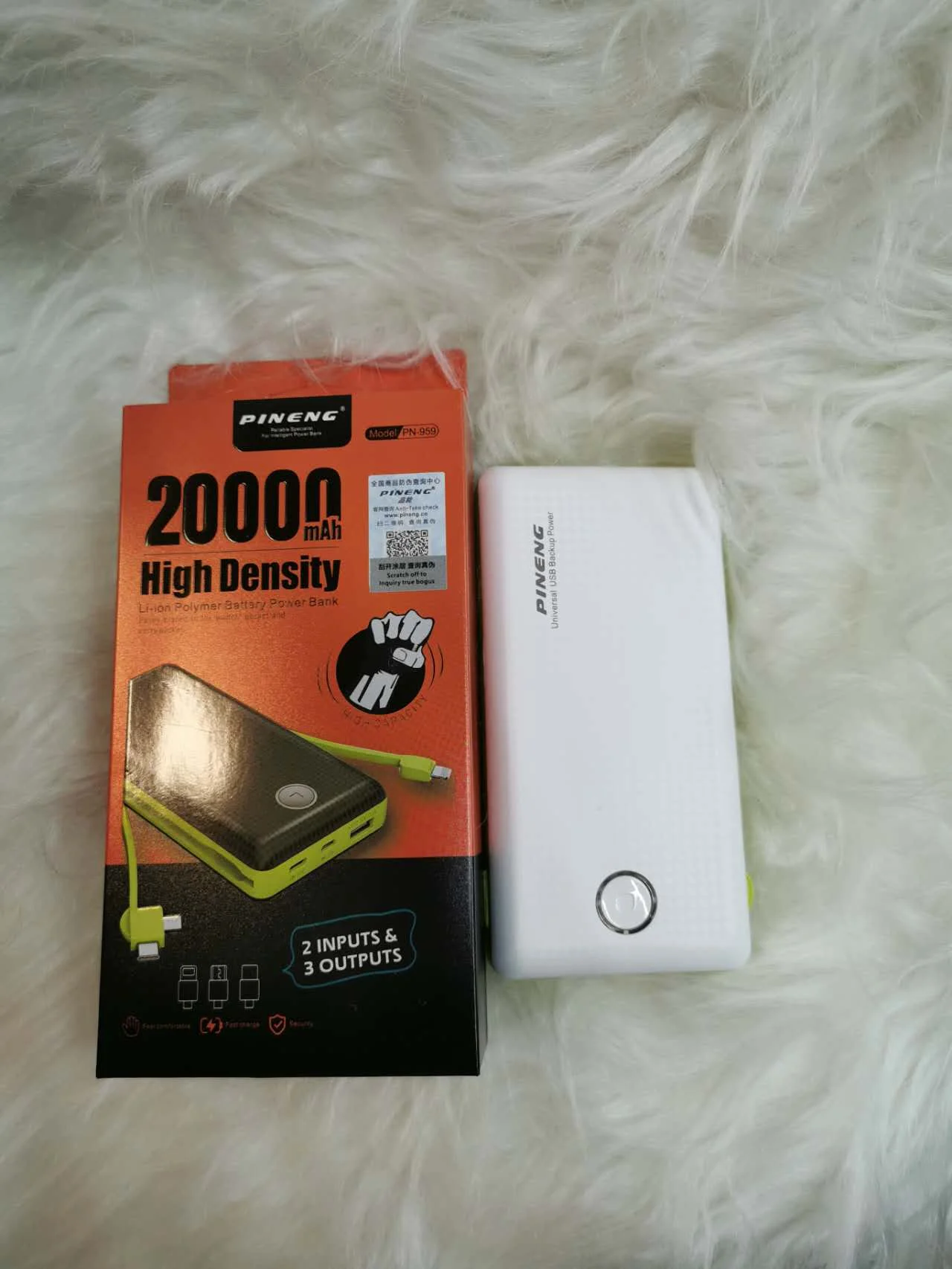 carregador portátil Bateria power bank 20000mah