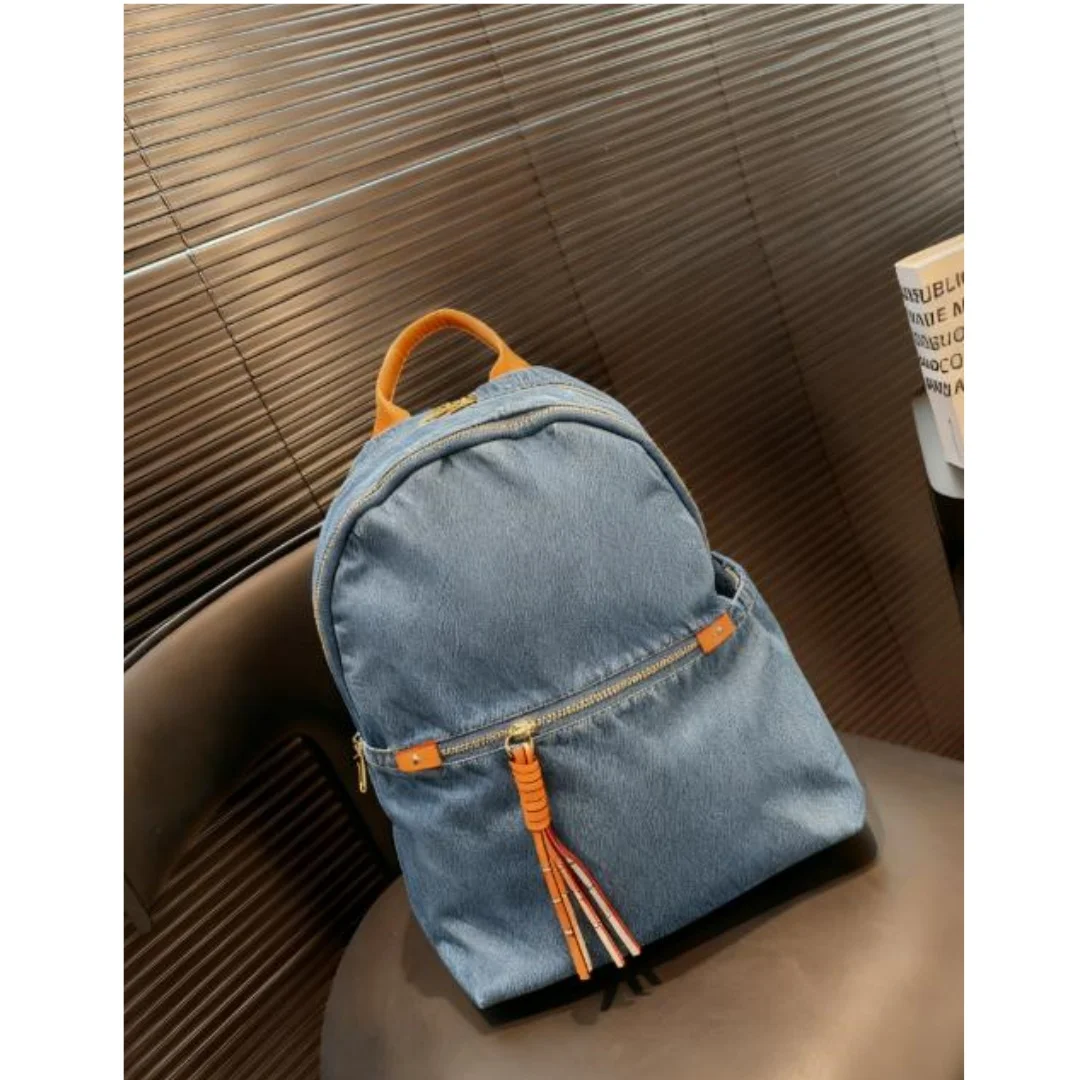 

2025 New Style Women's Fashion Letter-Printed Denim Shoulder Bag