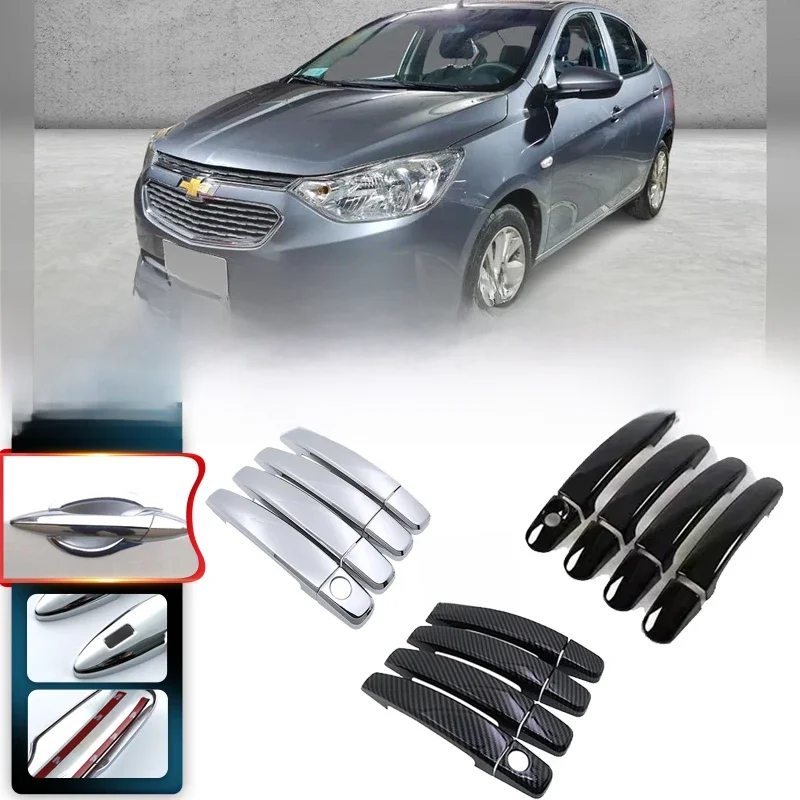 Dla Chevrolet sail 3 Aveo 2014 ~ 2023 MK3 2015 Klamki samochodowe Osłony antykorozyjne Zewnętrzne zarysowania Dekoracja ochronna Akcesoria samochodowe — zdjęcie 2