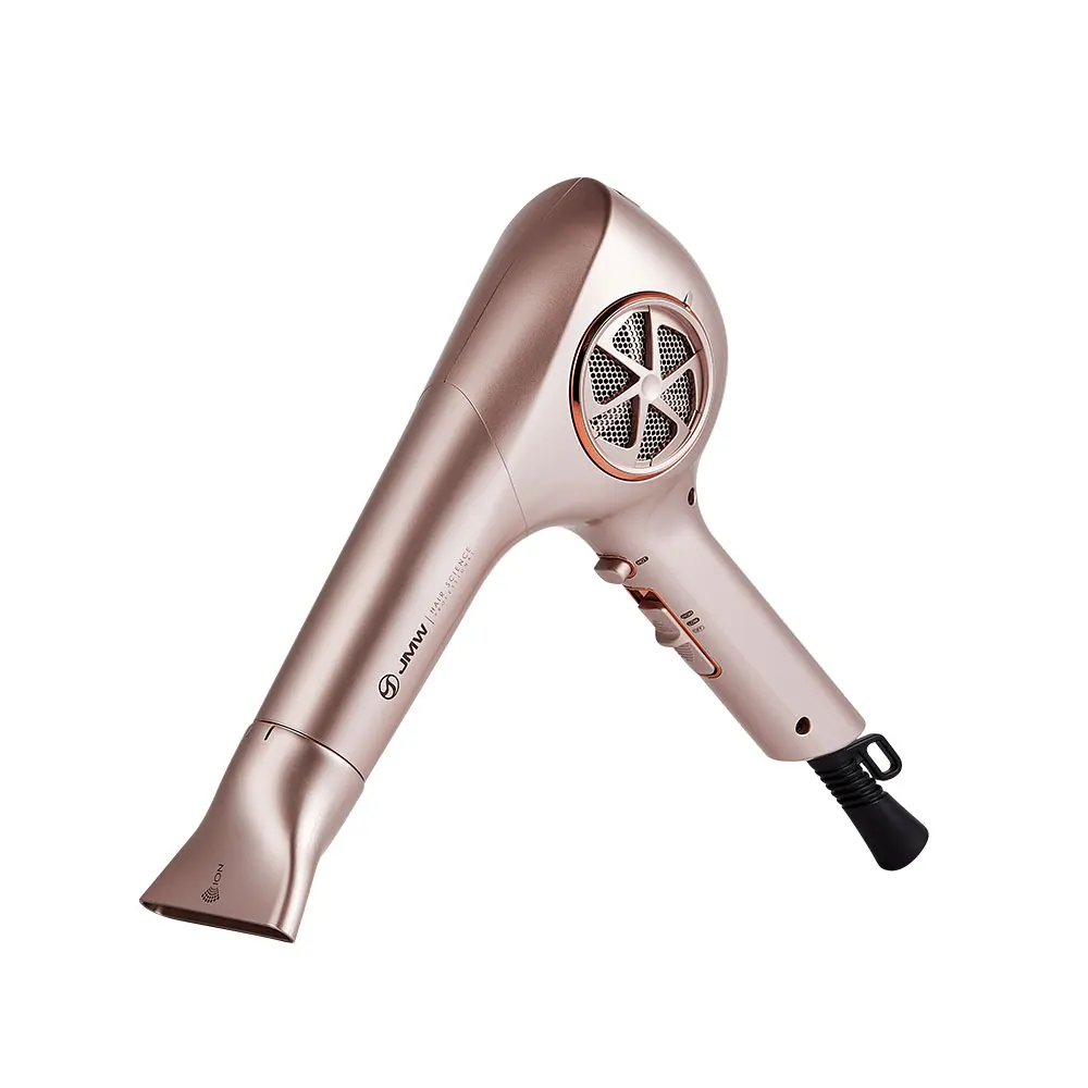 JMW comfortable grip pink rose BLDC air motor hair dryer M5201A