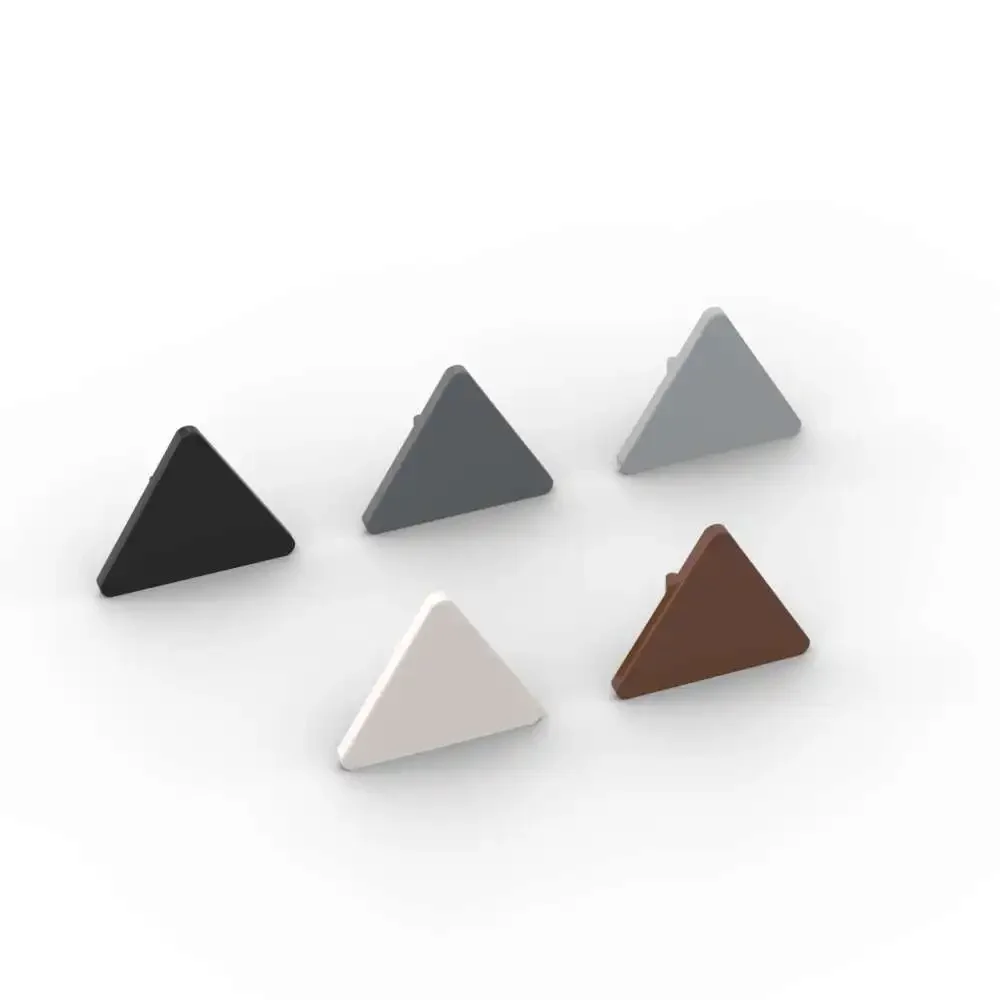 MOC-Kit de blocs de construction de panneaux de signalisation routière, Triangle avec clip, Brique Paremploydos, Jouets de bricolage pour enfants, Cadeaux de Noël, 30259, 2x2, 892, 10 pièces