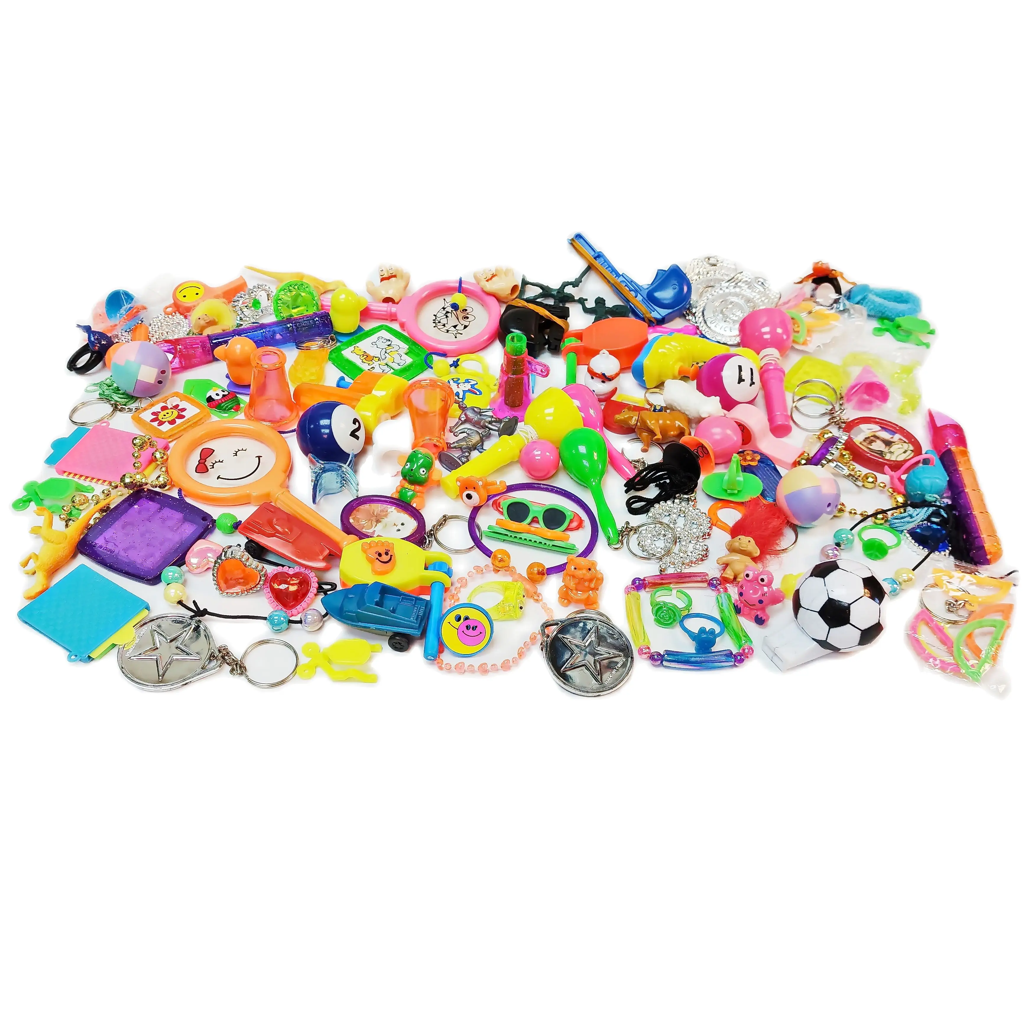 100 في ، ألعاب حفلات ، مزيج ب ، حقائب جودي للأطفال ، هدايا حفلات للأطفال ، هدايا للفصول الدراسية ، كرنفال ، صندوق كنز ، ألعاب حفلات أعياد الميلاد