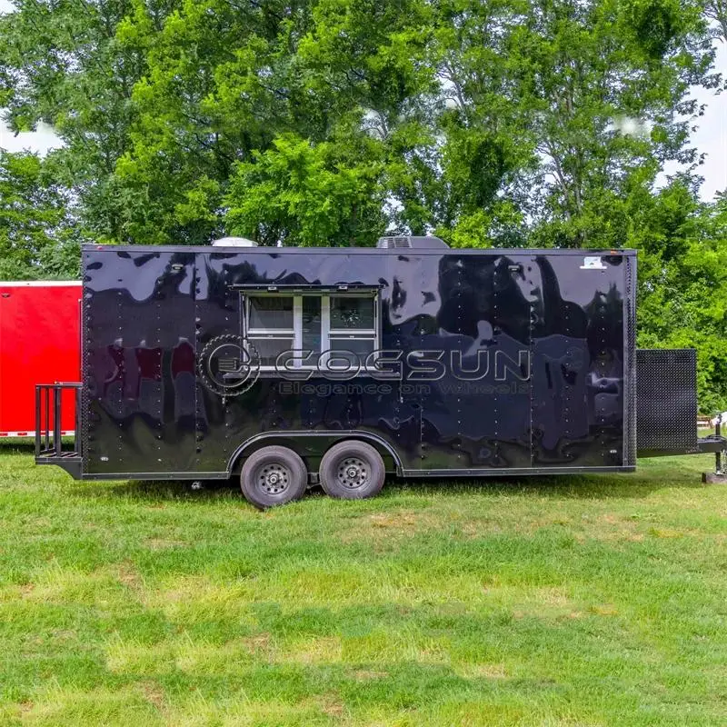 

Hot Selling Foodtruck Mobile Beer Bar Cart Coffee Food Trailer Carts food truck trailer For Sale