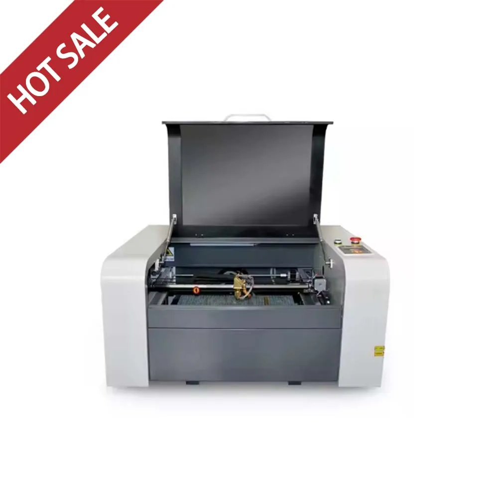 

Laser Engraving Machine 40W 50W 4060 Ruida Controller, Used for Cutting Wood Plastic, Acrylic, Leather and Rubber