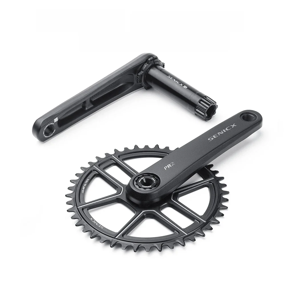 AliExpress SENICX PR2 Gravel Bike Crankset 40T/42T/44T chainring  165mm 170mm 175mm Crank 10/11S Speed   DUB