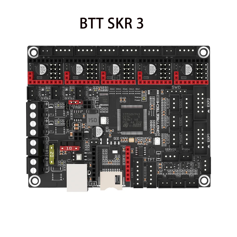 BIGTREETECH BTT SKR 3 32 Bit Moederbord Upgrade SKR 2 SKR V1.4 TURBO 3D Printer Onderdelen EZTMC5160 EZTMC2209 Voor Ender 3/5 V2