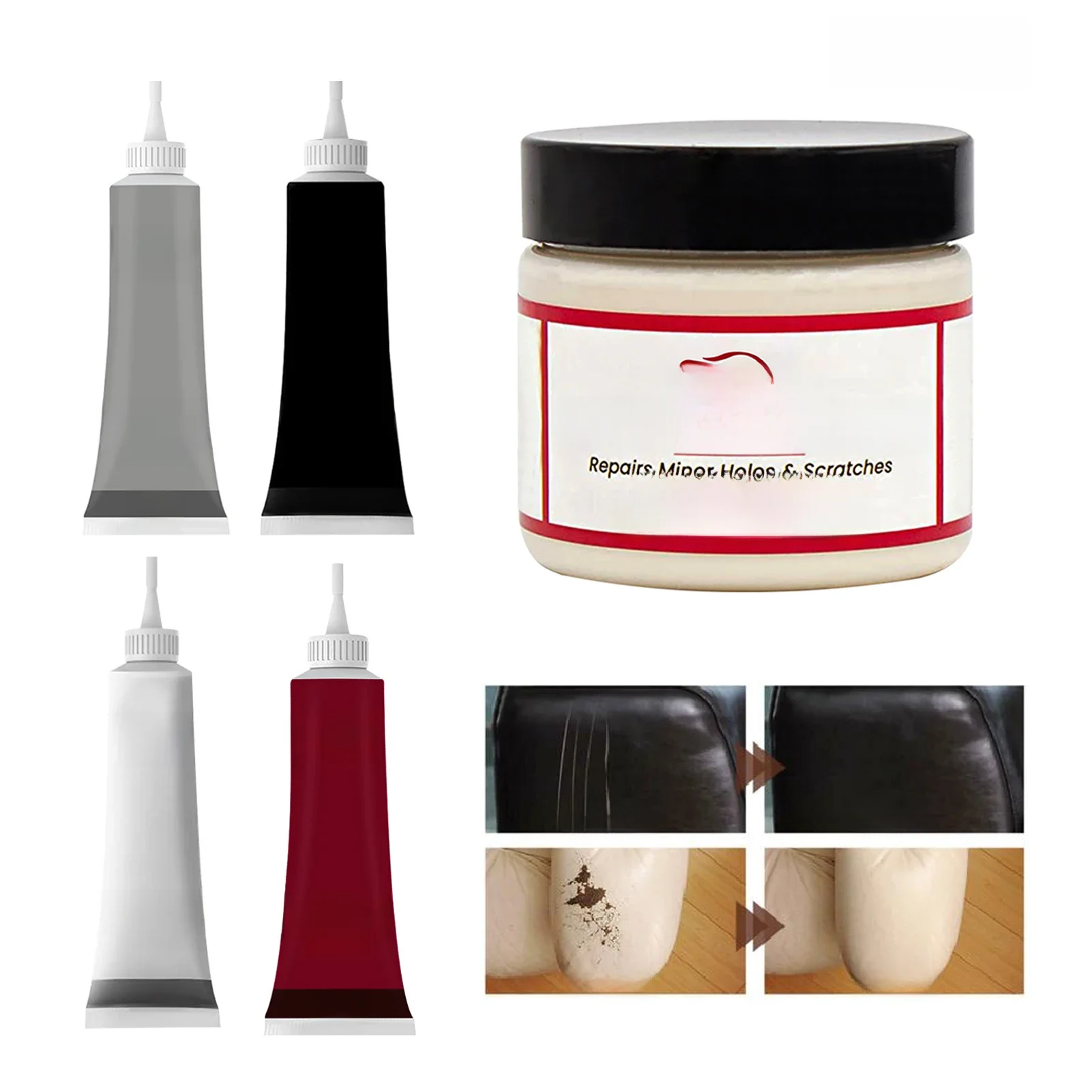 Pasta wypełniająca do skóry 60ml Naturalny wypełniacz do skóry Naprawa Krem do odbudowy skóry na łzy Pęknięcia Oparzenia Wypełniacz do otworów — zdjęcie 2