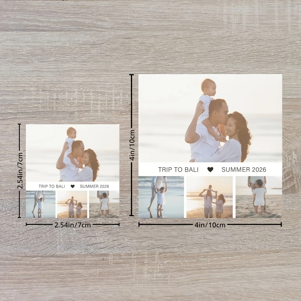 Custom Printed Photo Magnets Sentimental Holiday Present Valentine Xmas Birthday Mother’s Day Gift For Couples Family Friends