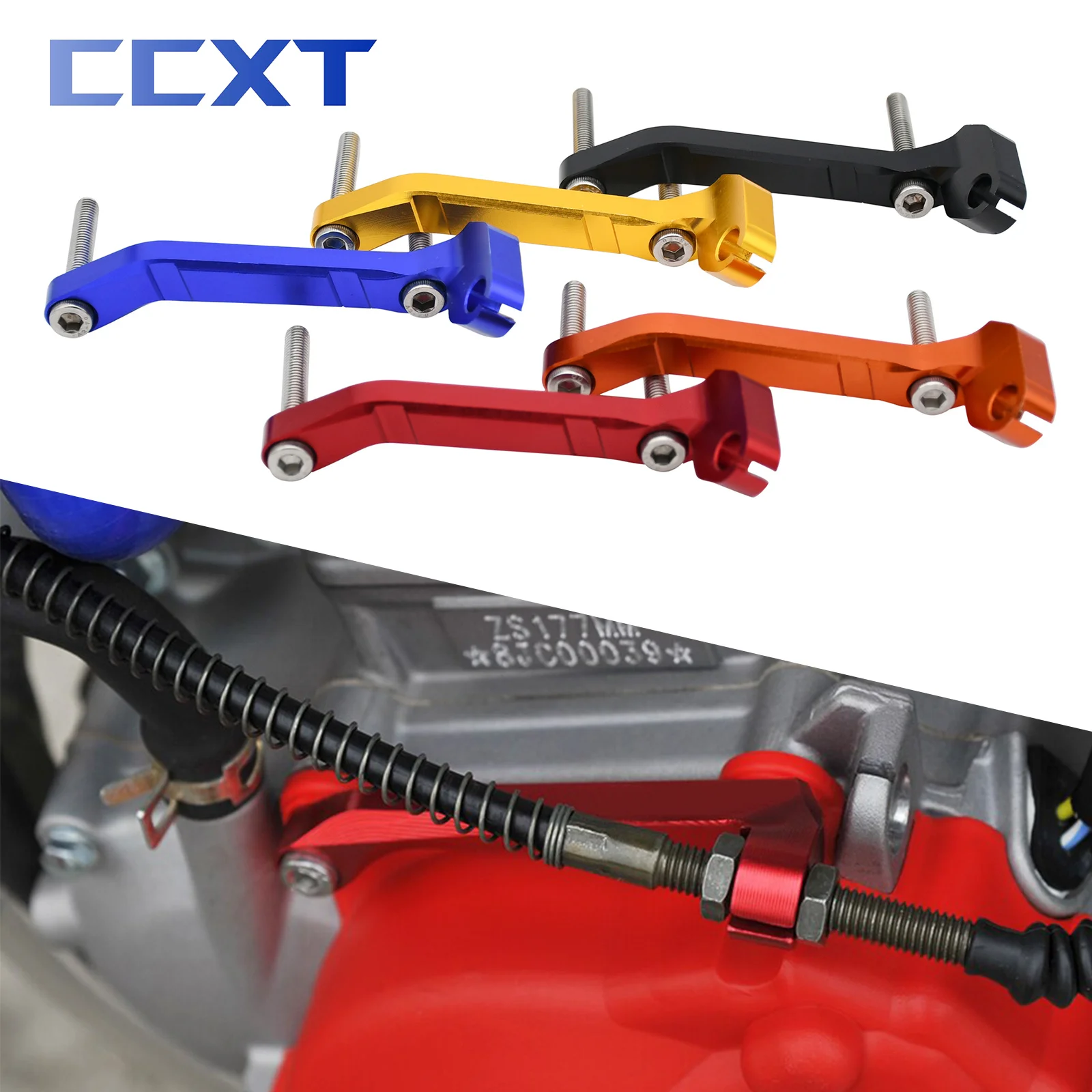 Motocross CNC Engine Clutch Arm Wire Clip CNC Bracket Anchor Holder For Zongshen NC250 GR7 GR8 WRX250 WRX300 For FXMOTO X3 X7 X8