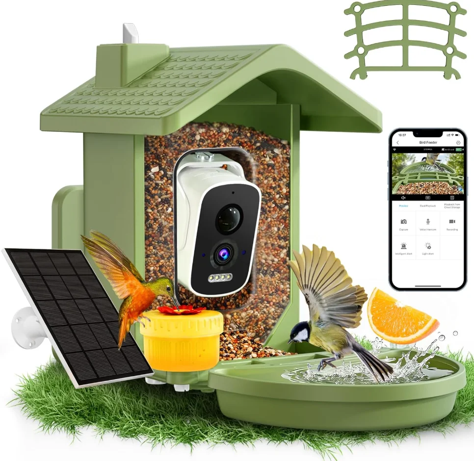 Smart Garden Bird Bath - Inteligentna karmnica dla ptaków zasilana energią