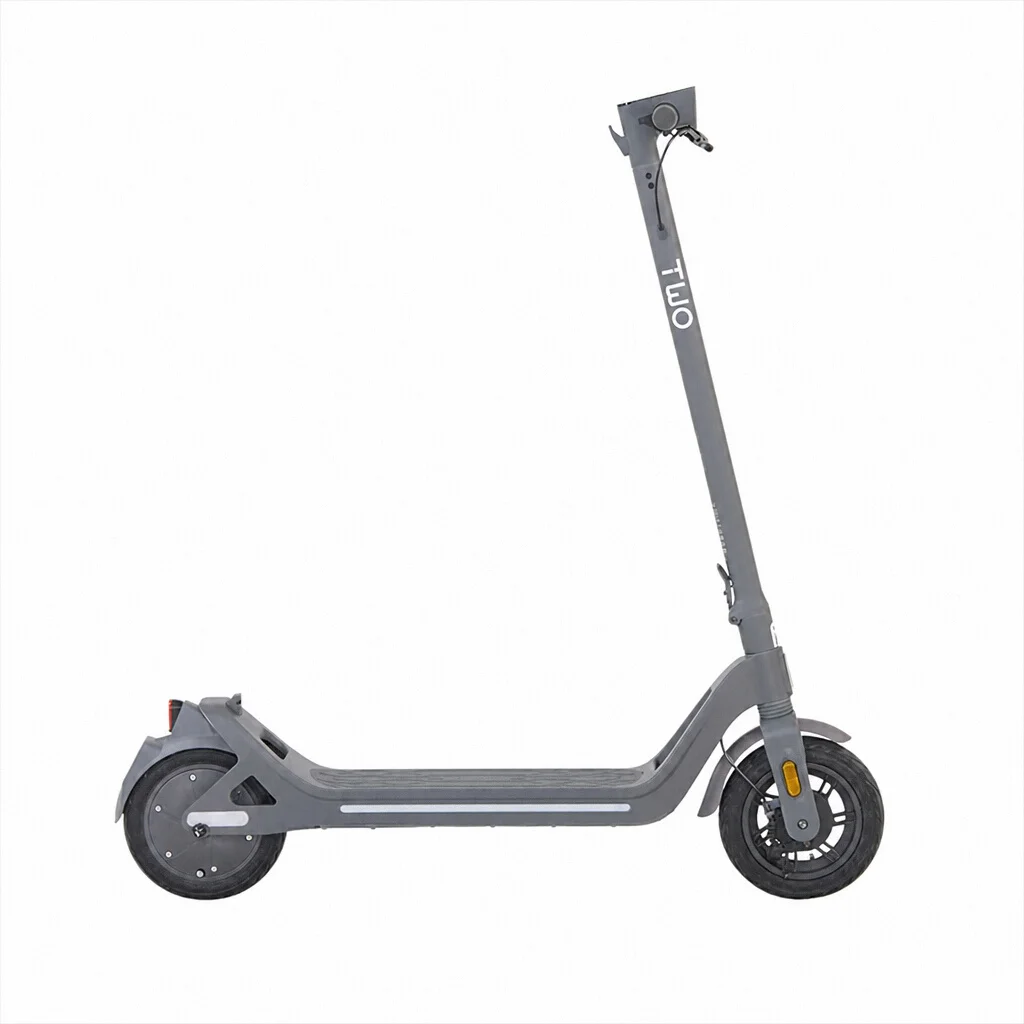 Prophete E-Scooter 2.0, Grau Matt-Look, 36-V-Motor, bis zu 50 km Reichweite, integrierter Akku 374 Wh, LED-Display, 19 Lux LED-Beleuchtung