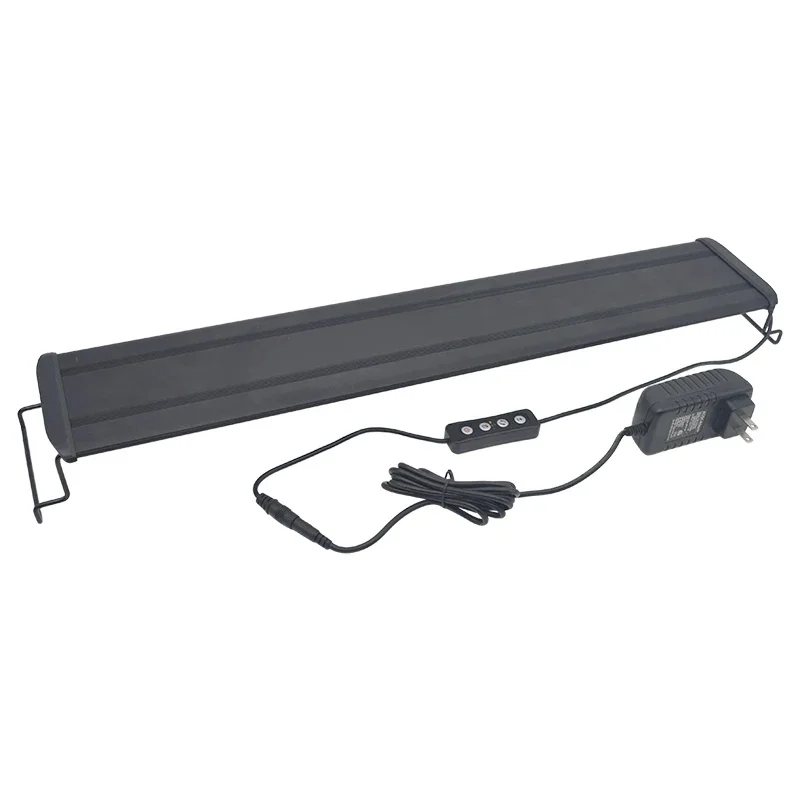 Światło akwariowe Pełne spektrum Duże światło LED do akwarium dla roślin wodnych z timerem Jasna lampa 110-240v 100cm 110cm 120cm — zdjęcie 2