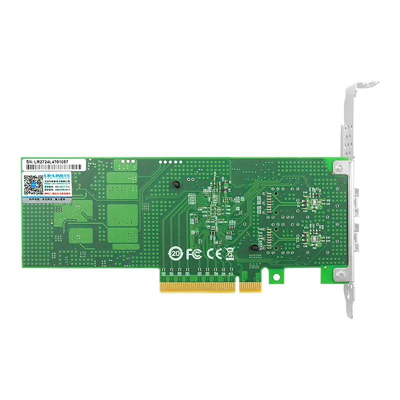 LR-LINK 6822XF-2SFP+ Dual Port 10Gb Ethernet Fiber Optical Network Card PCI-E Server Adapter Controller Mellanox ConnectX-3 NIC