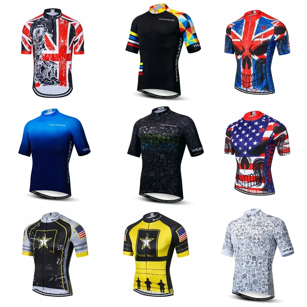 AliExpress Weimomonkey cycling jersey Men's Bike jerseys Short sleeve Pro Team Road Mountain MTB Maillot Ciclismo Racing