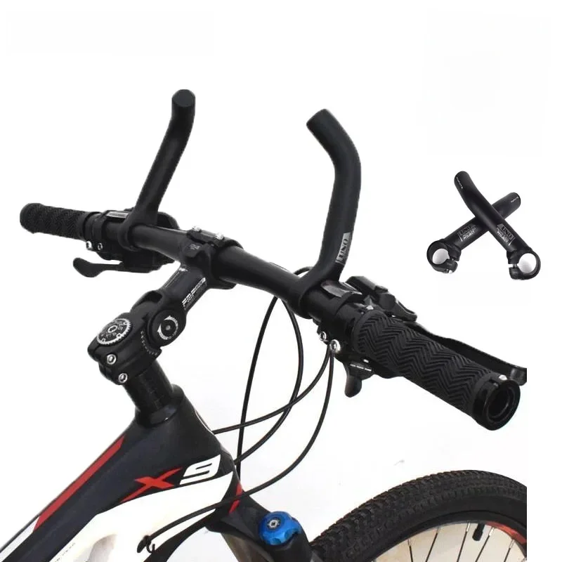 AliExpress YTYIN 1Pair Bike Grip Bar End Handle Aluminum Alloy Bicycle Horn Handlebars Cycling Equipment Riding Rest Handle Bike Part