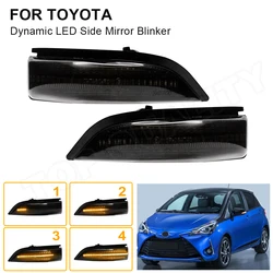 Rearview Dynamic LED Side Mirror Turn Signal Light For Toyota Yaris 2011-2019 Vitz Camry Aurion Indicator Lamp