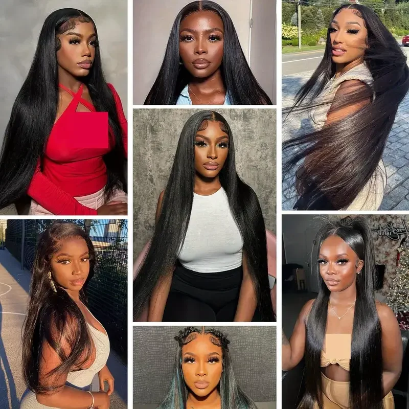 30 40 Inch Straight HD Lace Front Wigs Human Hair Pre Plucked Glueless 13x6 Lace Frontal Wigs Human Hair for Women Natural Hair image 4