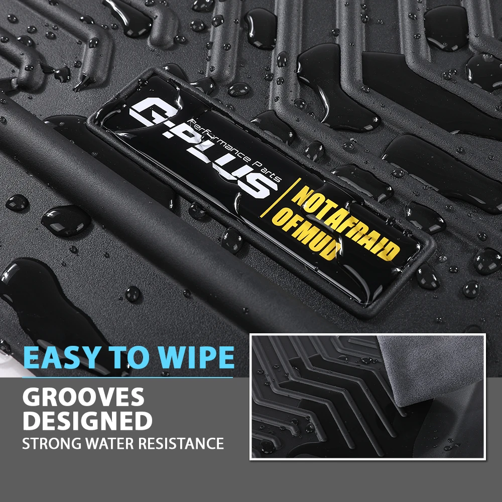 3X الحصير يصلح ل 2023-2024 هوندا Cr-V Crv Tpe جميع الأحوال الجوية المضادة للانزلاق بطانات السيارات السوداء المقاومة للمواد الكيميائية سهلة التنظيف دائم