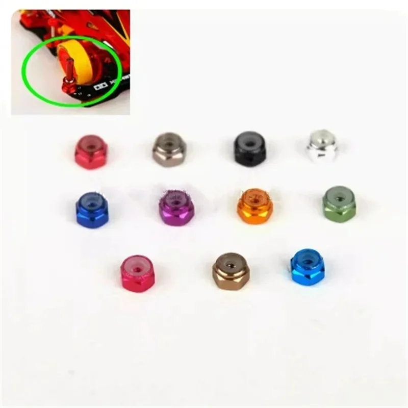 Écrous et 1948 en alliage d'aluminium à quatre roues motrices Tamiya, zones faites à la main, verrouillage, 94690 variété de couleurs, 1 prix