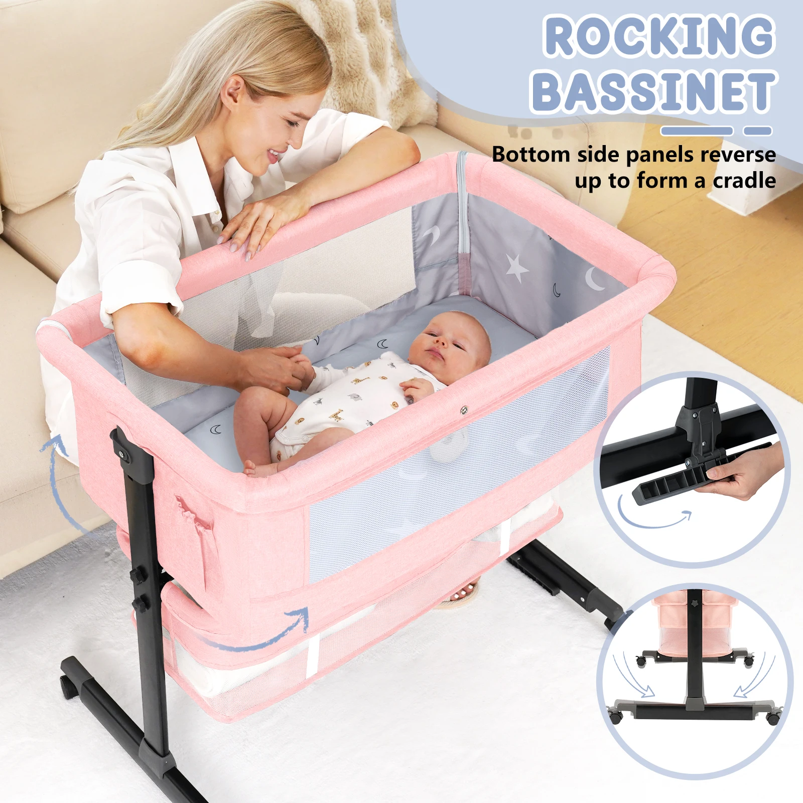 Thumbnail 3 - #3 Latest Bassinets & Cradles Offers