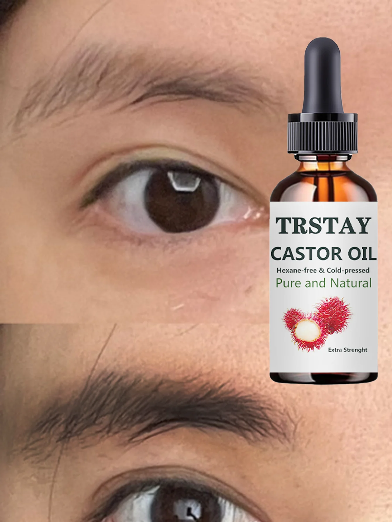 Moisturizing Eyebrow Essence with Essential Oils for Thick Plump Brows Deep Hydration Non Greasy Feel Promotes Healthy Growth En - Image 3