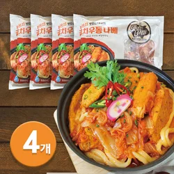 맛있는 녀석들 묵은지 김치우동 나베 1180g x 4