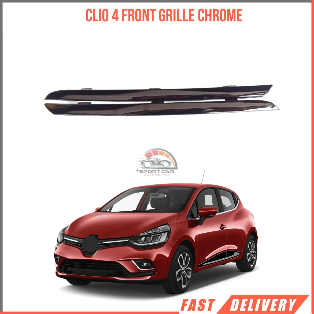 For Front Grille Streamer Grille For Renault Clio 4 Piano Black Right Left Set Oem 620723341R Fast Shipment From Warehouse