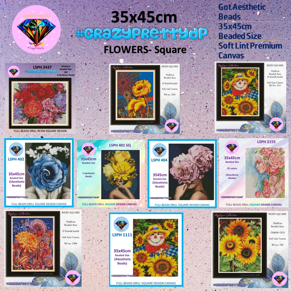 

Crazyprettydp алмазная живопись лучший DP 35x45 см квадратные цветы из смолы Стразы Декор «сделай сам» сумасшедшая красивая