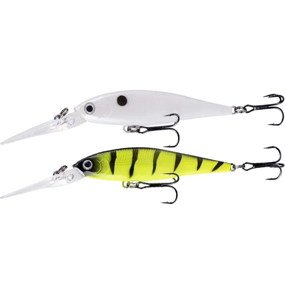 CCLTBA appâts pour méné d'eau profonde 11.5 cm 10g leurres durs pêche longue facture manivelle méné Wobbles matériel de pêche artificiel