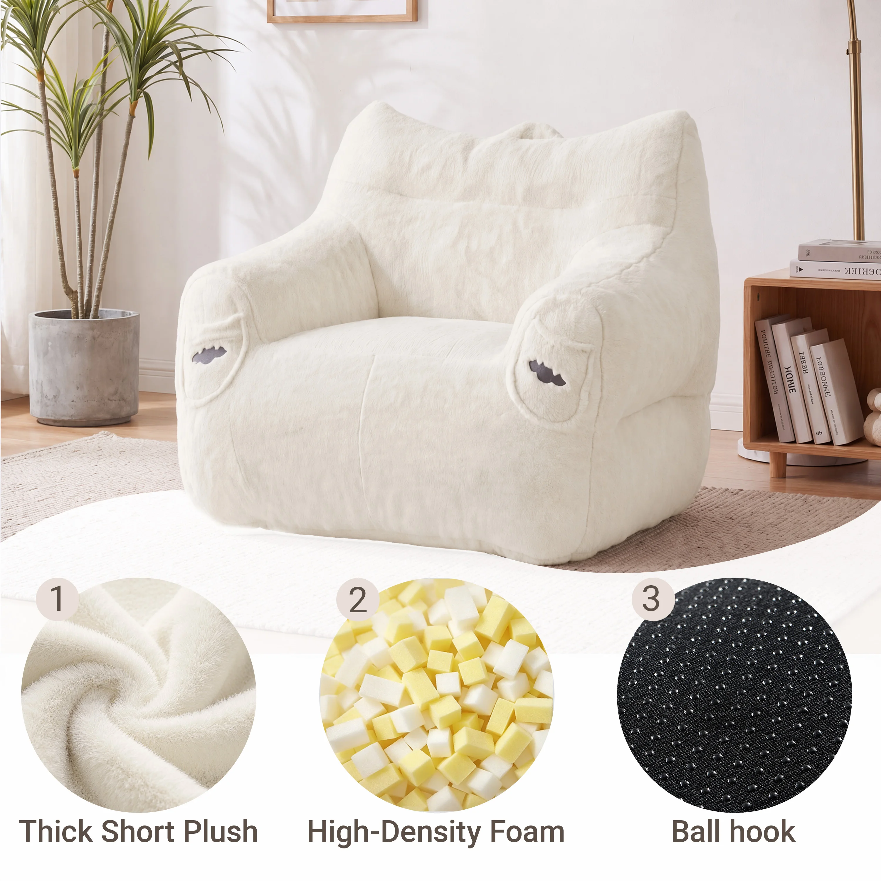 Sillón Puff Extra Grande de Pa - Floor Cushion Pouf reseña y precio