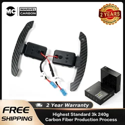 Palancas de cambios magnéticas de fibra de carbono para BMW F20 F22 F30 F10 F32 G20 G30 G80 F18 F12 F13 F31 F32 F36 1 2 3 4 5 6 7 Series