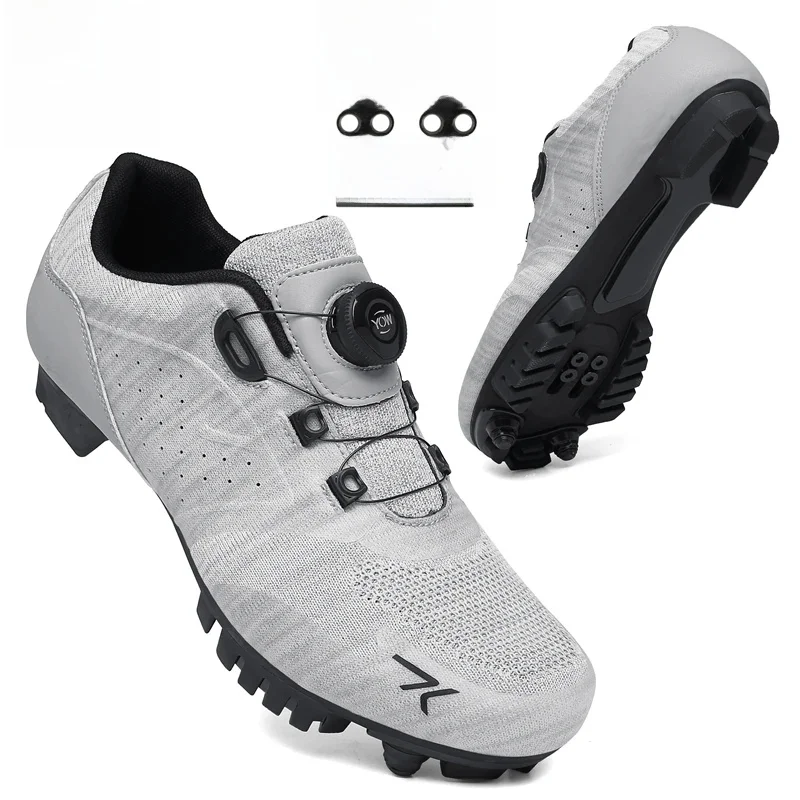 AliExpress XTERNITY Large Size 49 Cycling Shoes Men Breathable MTB Cleat Shoes Self-Locking Racing Road Bike SPD Shoes Lightweight Bicycle Sneakers