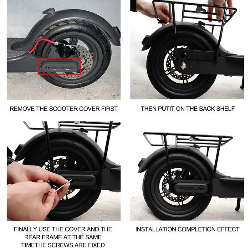 Luggage Cargo Rear Rack Storage Shelf Rear Frame Easy Install Storage for Xiaomi Mijia M365/Pro Electric Scooter Accessories